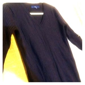 Apt 9 navy shimmery ribbed sweater- M